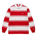 Supreme x Nike Stripe Rugby Red