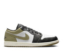 Air Jordan 1 Low Black Toe Medium Olive