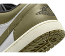 Air Jordan 1 Low Black Toe Medium Olive