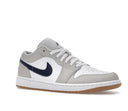 Air Jordan 1 Low Midnight Navy Neutral Grey