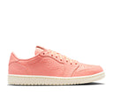 Air Jordan 1 Retro Low No Swoosh Arctic Orange