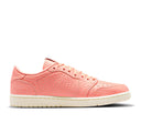 Air Jordan 1 Retro Low No Swoosh Arctic Orange