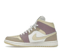 Air Jordan 1 Mid Light Orewood Brown Taupe Grey (W)