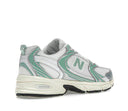 New Balance 530 Silver Metallic Mosaic Green