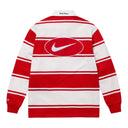 Supreme x Nike Stripe Rugby Red