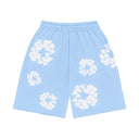 Denim Tears The Cotton Wreath Sweat Shorts Powder Blue