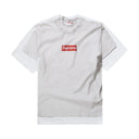Supreme x MM6 Maison Margiela Box Logo Tee White