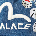 Palace x Evisu Dice Mesh Trucker Light Wash