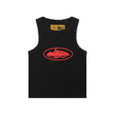 Corteiz Alcatraz Tank Top Black/Red