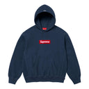 Supreme Box Logo Hooded Sweatshirt FW24 Navy