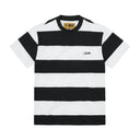 Corteiz Striped Tee Black
