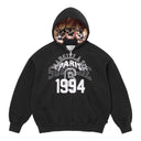 Supreme x MM6 Maison Margiela Zip Up Hooded Sweatshirt Black