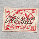 Palace x Evisu Zip Hood Gray Marl