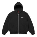 Supreme IDGAF Zip Up Hooded Sweatshirt Black