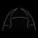 Supreme Reflective Piping Pullover Black