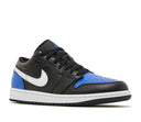 Air Jordan 1 Low Black Royal Toe