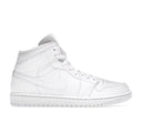 Air Jordan 1 Mid Triple White (2022)