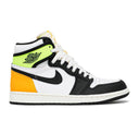 Air Jordan 1 Retro High White Black Volt University Gold
