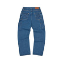 Corteiz CRTZ Embossed C-Star Denim Work Pant Blue