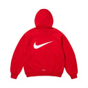 Supreme x Nike Zip Up Hooded Sweatshirt Red