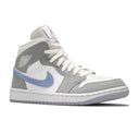 Air Jordan 1 Mid Wolf Grey Aluminum (W)