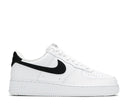 Nike Air Force 1 Low 07 White Black Pebbled Leather