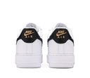 Nike Air Force 1 Low '07 Essential White Black Gold Mini Swoosh (W)