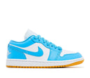 Air Jordan 1 Low White Gum Light Brown Dark Powder Blue (W)