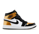 Air Jordan 1 Retro High Golf Patent Gold Toe