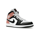 Air Jordan 1 Mid White Rust Pink Black