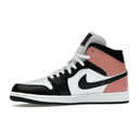 Air Jordan 1 Mid White Rust Pink Black
