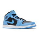 Air Jordan 1 Mid University Blue Black