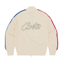 Corteiz Knit Zip Up Fleece Cream