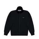Comme des Garçons Play Big Black Heart Zip Up Sweatshirt Black