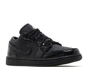 Air Jordan 1 Low SE Patent Elephant Black (W)