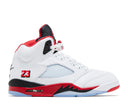 Air Jordan 5 Retro Fire Red Black Tongue (2025)