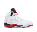Air Jordan 5 Retro Fire Red Black Tongue (2025)