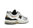 New Balance 2002R White Black Gold Metallic