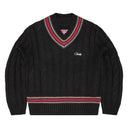 Corteiz Wimbledon Knit Sweater Black