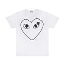 Comme des Garçons Play T-Shirt Sketch Heart White