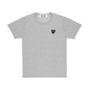 Comme des Garçons Play T-Shirt Black Heart Emblem Grey