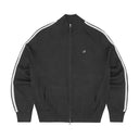 Corteiz Knit Zip Up Fleece Black