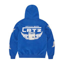 Corteiz Gasolina Double Zip Hoodie Royal Blue