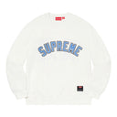 Supreme Kanji Logo Crewneck White