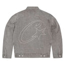 Corteiz C-Star Denim Trucker Jacket Grey