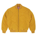 Corteiz Olde English Quilted Bomber Jacket Yellow