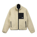 Stussy 8 Ball Sherpa Reversible Jacket Natural