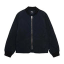 Stussy 8 Ball Quilted Liner Jacket Black